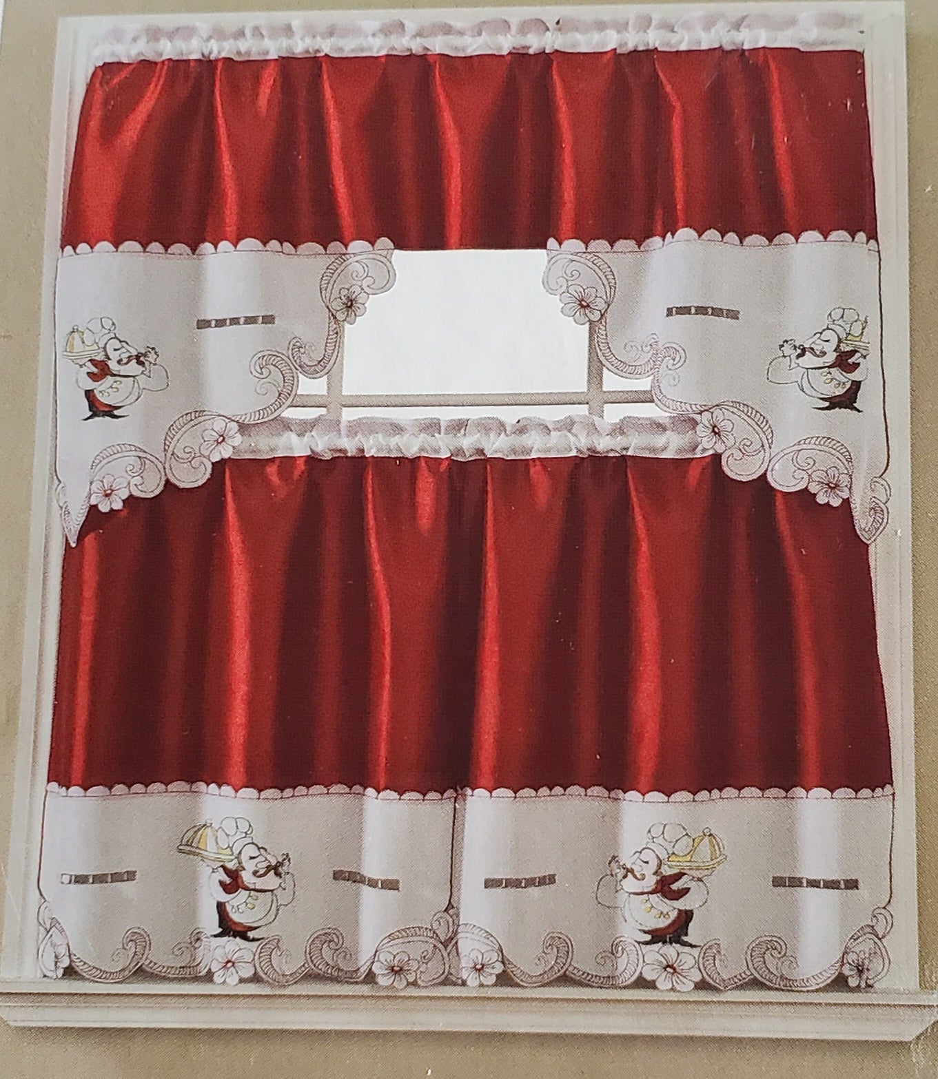 Elegant Kitchen Curtain Set