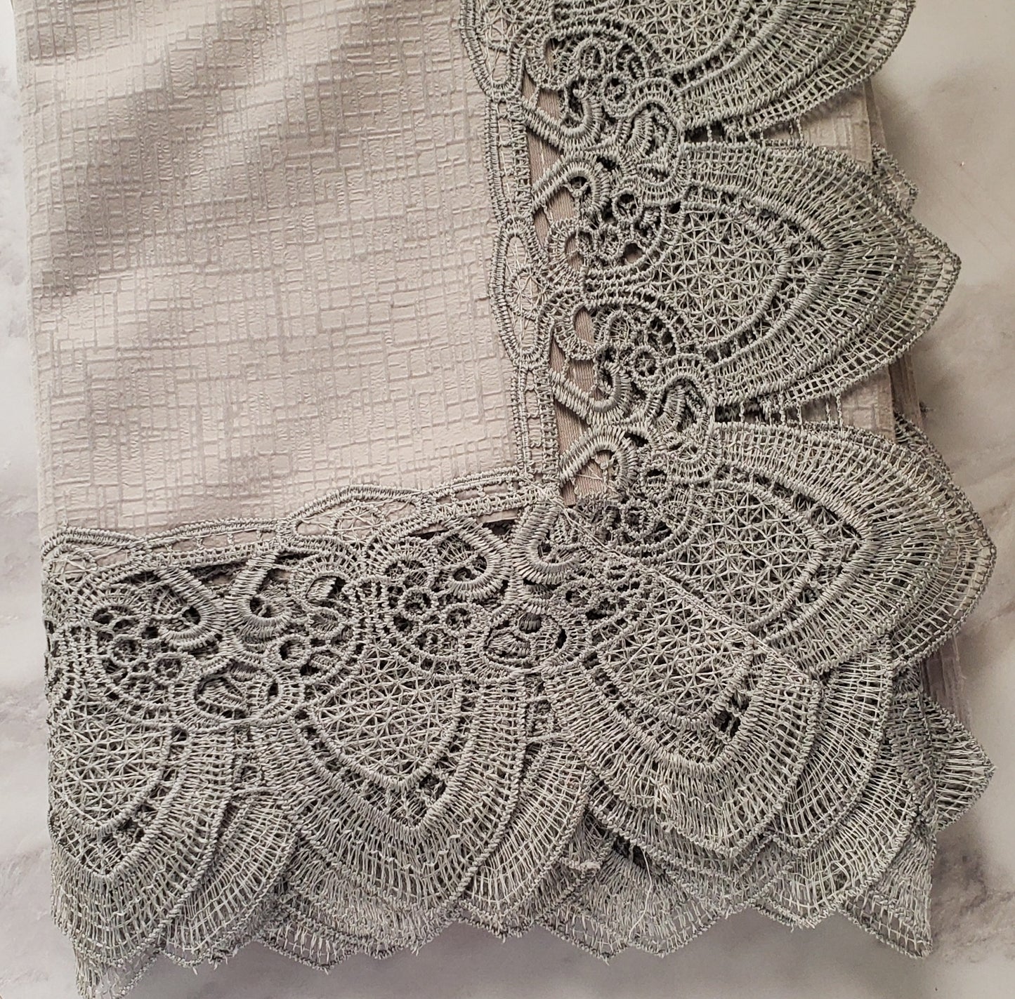 Embroidered and Hand Cutwork