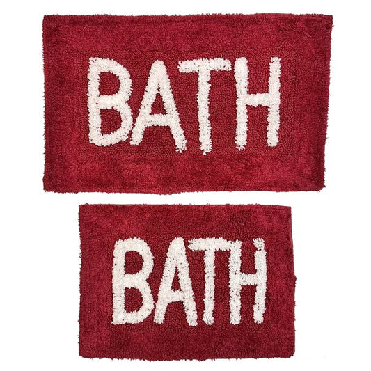 Luxury Bath Mat Floor Set Cotton Hotel Spa 2 pc