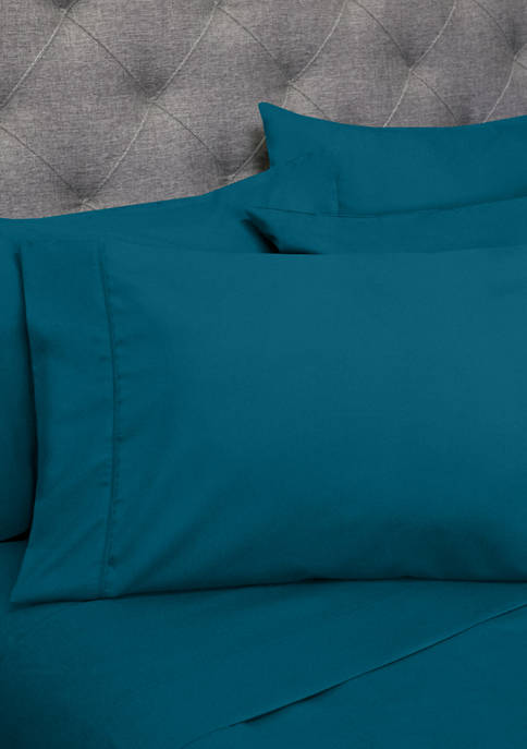 Teal Premium Series Bed Sheet Queen set 4pc