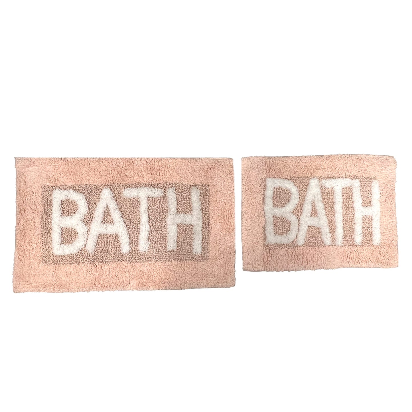 Luxury Bath Mat Floor Set Cotton Hotel Spa 2 pc