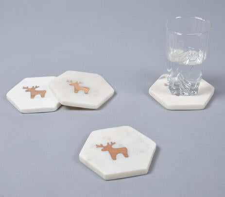 Gaelic-Marble Coasters ( 4Pc Set )