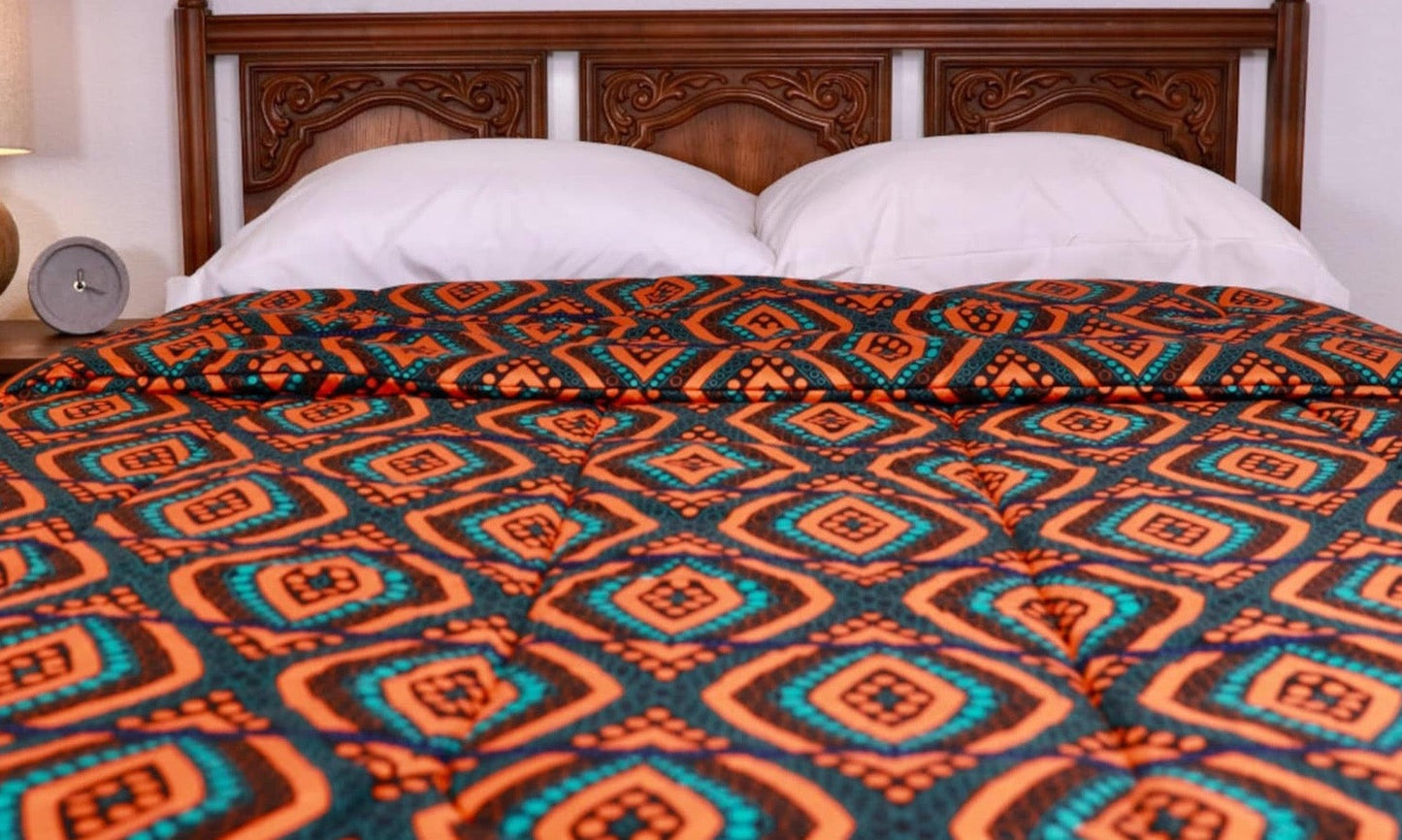 African Print BedSheet Set (Queen) 100% cotton