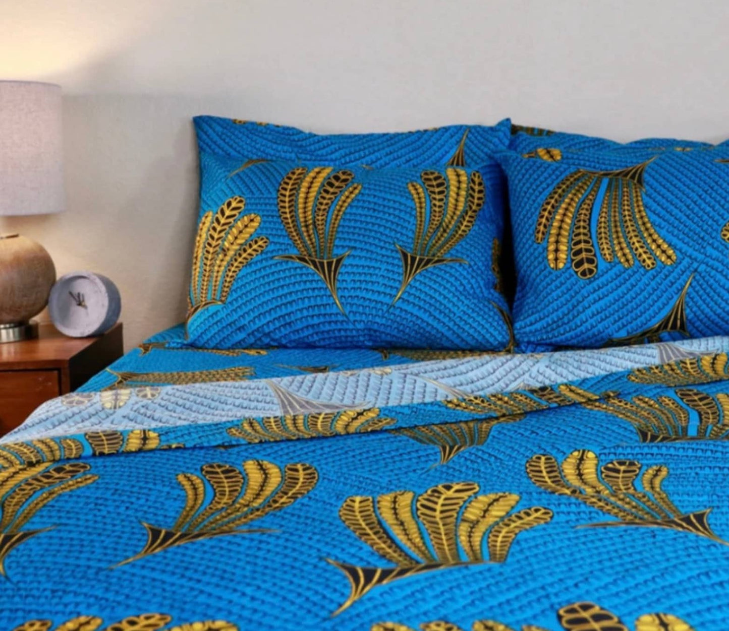 African Print BedSheet Set (Queen) 100% cotton