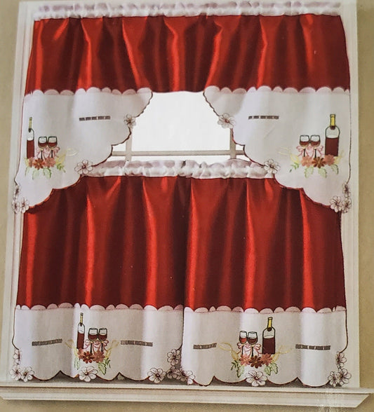 Elegant Kitchen Curtain Set