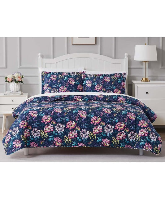 Wildflower Breathable & lightweight Reversible Quilt set King